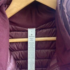 Lululemon Women's On the Move Slim Fit Pack It Down Jacket size 6 brand new
